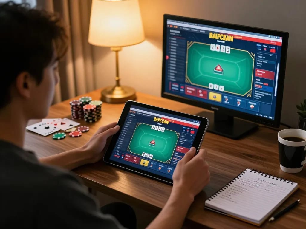 Engaging in online gaming at LC88 with poker strategies in a cozy setting