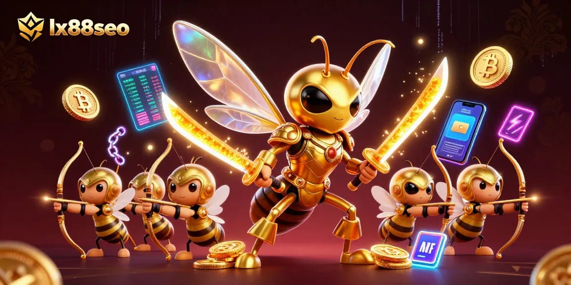 Play exciting games at lx88seo while the golden samurai hornet leads new adventures in the casino world.