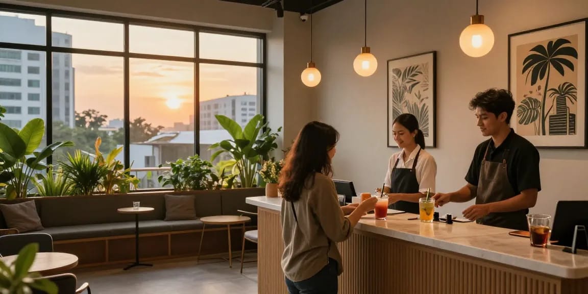 Experience the comfort of ROKOK88, a convenient lodging in Central Jakarta with a warm atmosphere.