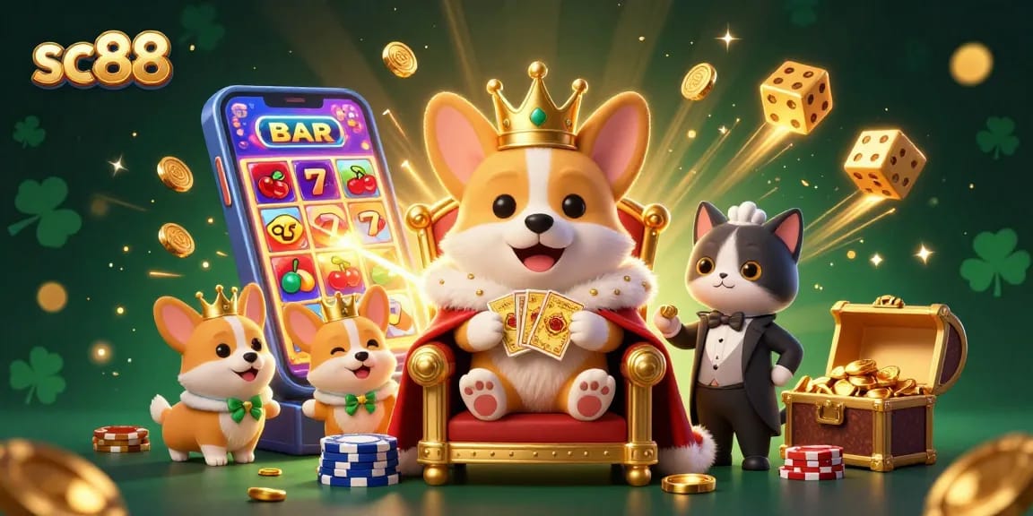 Spin to win with SC88's vibrant royal gaming scene and captivating casino chaos!