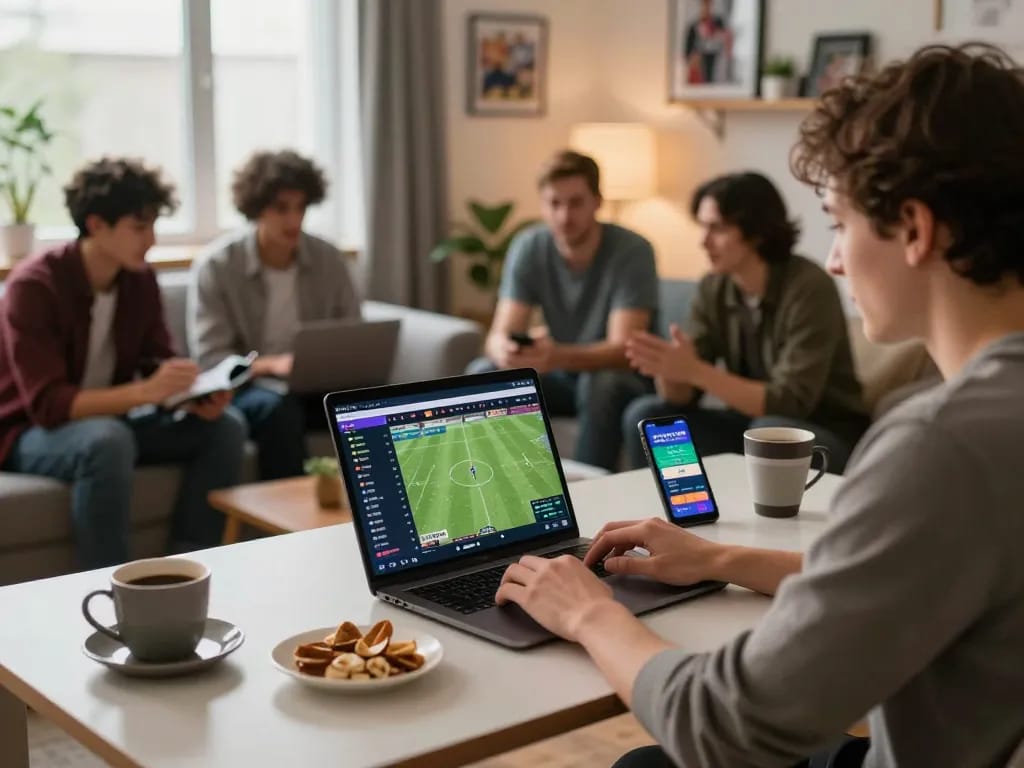 Engaging online sports betting session focusing on soi keo nha cai with live odds and strategy discussions