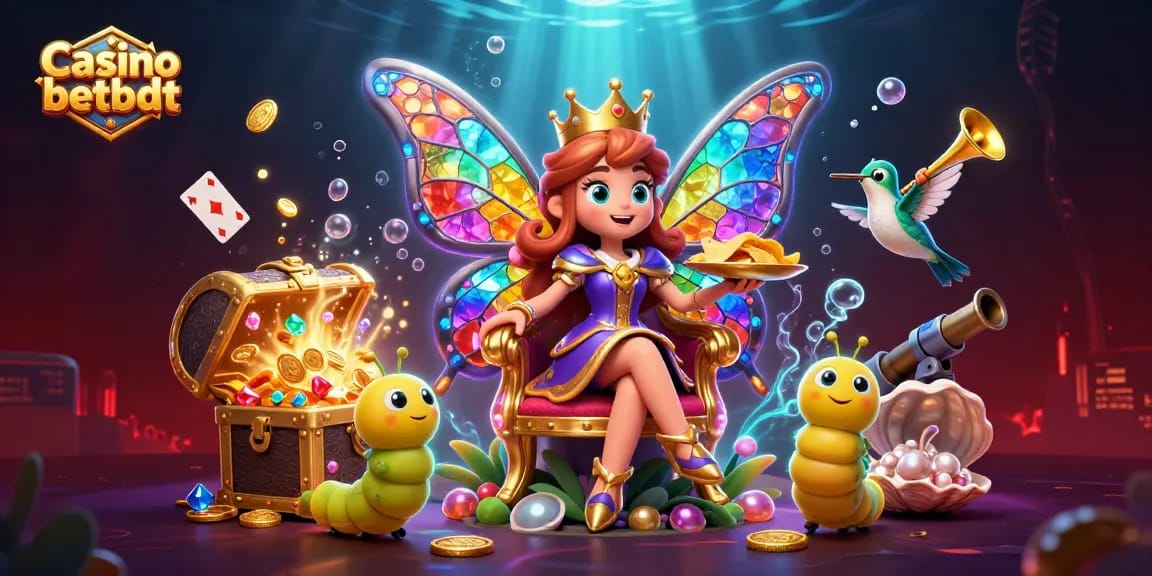 Experience Casino betbdt with a 3D rendering of vibrant characters and game elements in a rich atmosphere.