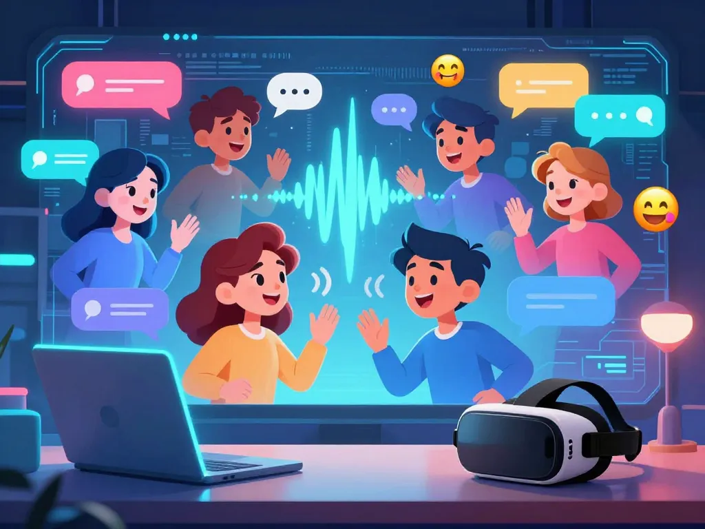Engaging hentai ai chat scene with animated characters in vibrant virtual environment.