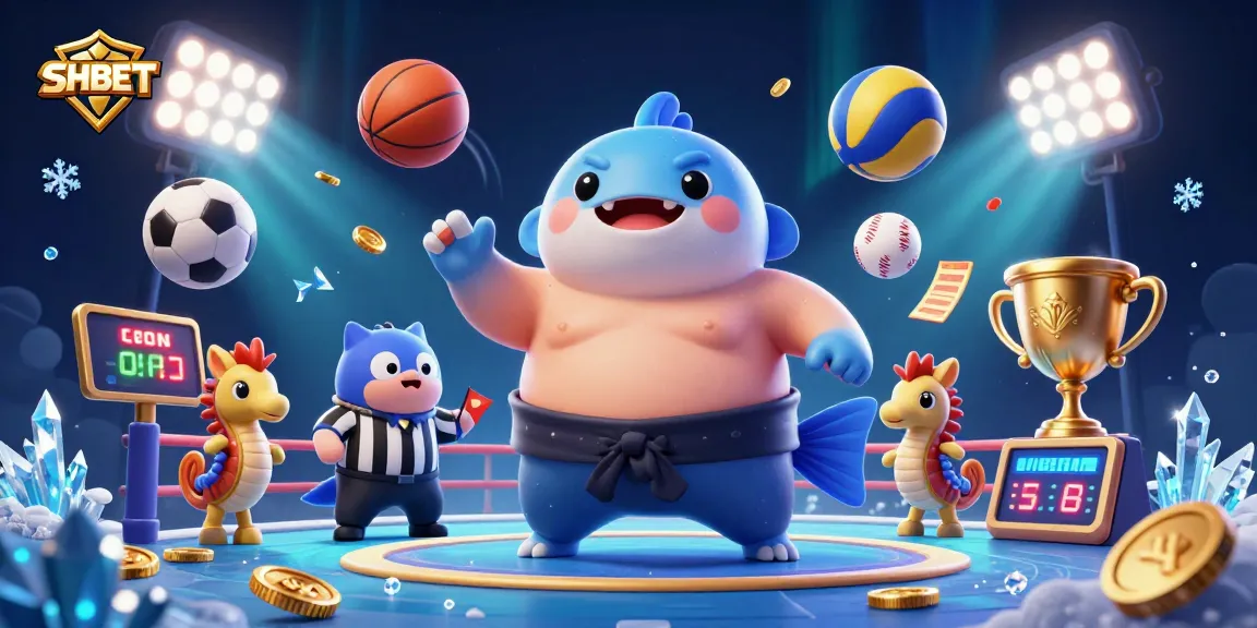Bet on SHBET's underwater casino games with 3D characters and dynamic sports elements.