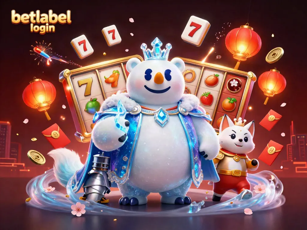 Experience smooth betlabel login with a dazzling casino scene featuring engaging characters and vibrant elements