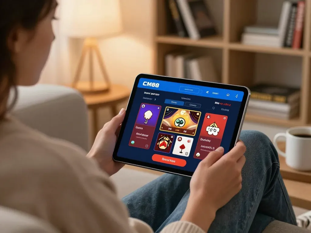 Engage with CM88 OKVIP while enjoying online gaming in a cozy home setup