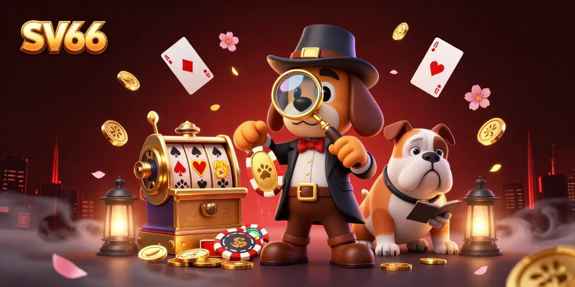 Experience thrilling gameplay at SV66 with poker chips and vivid casino elements in this dynamic scene.