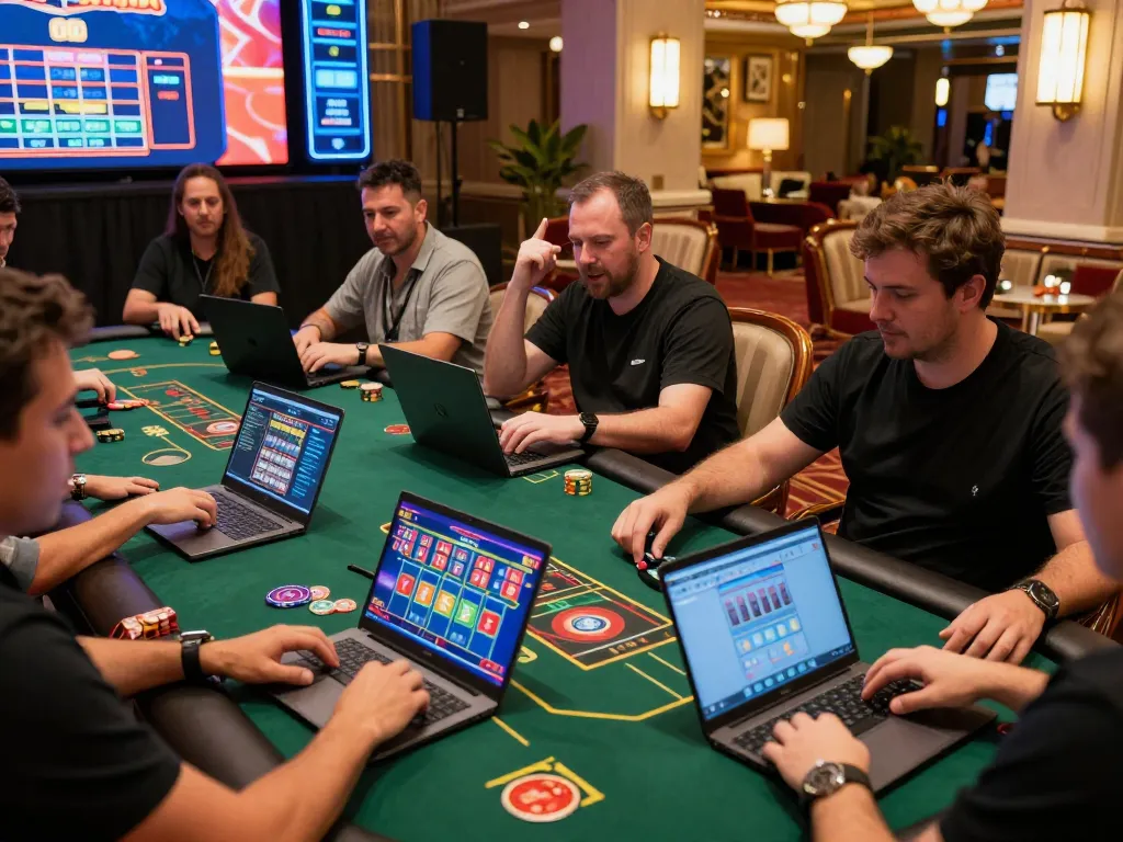 Online gaming community engaging with interactive games at https://bomwin.jp.net/ featuring excitement and immersive casino ambiance.