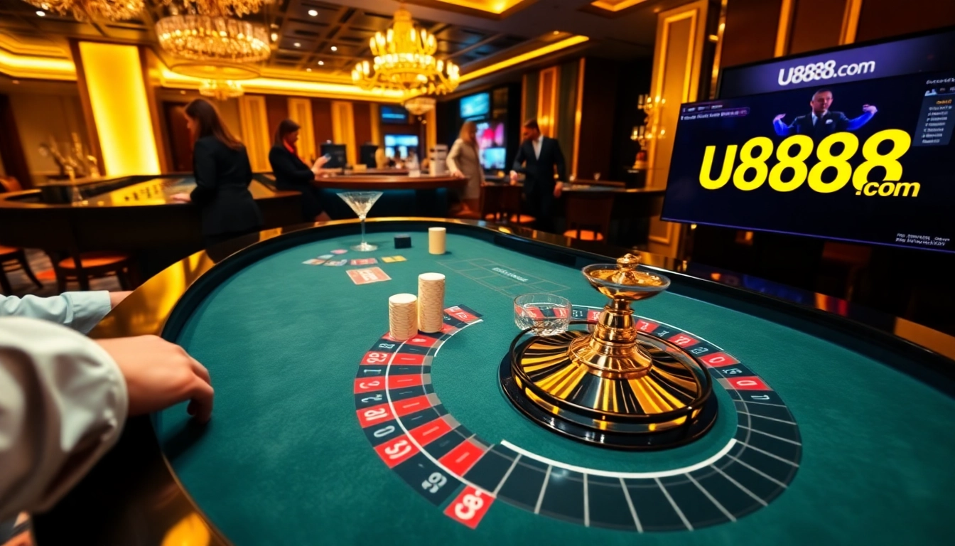 Experience thrilling gameplay at u888 com with vibrant casino tables and engaging players.
