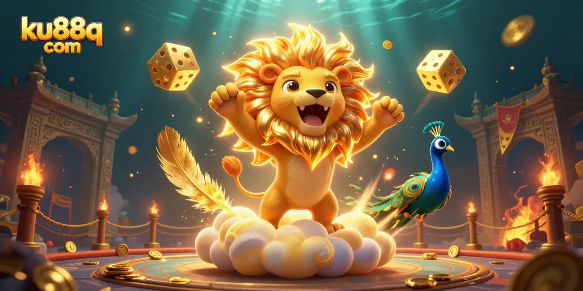 Experience thrilling action with ku88q com in an exciting casino-themed illustration featuring vibrant characters and elements.