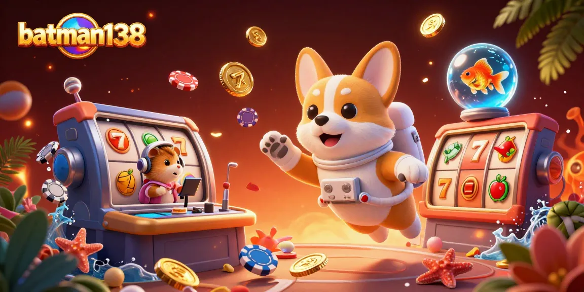 Join the excitement of batman138, where a corgi astronaut spins the slots in space!