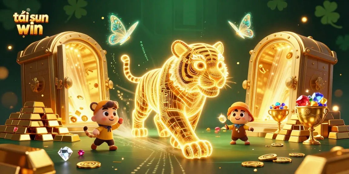 Experience the thrill of tải sun win with our golden tiger leading the digital casino adventure!
