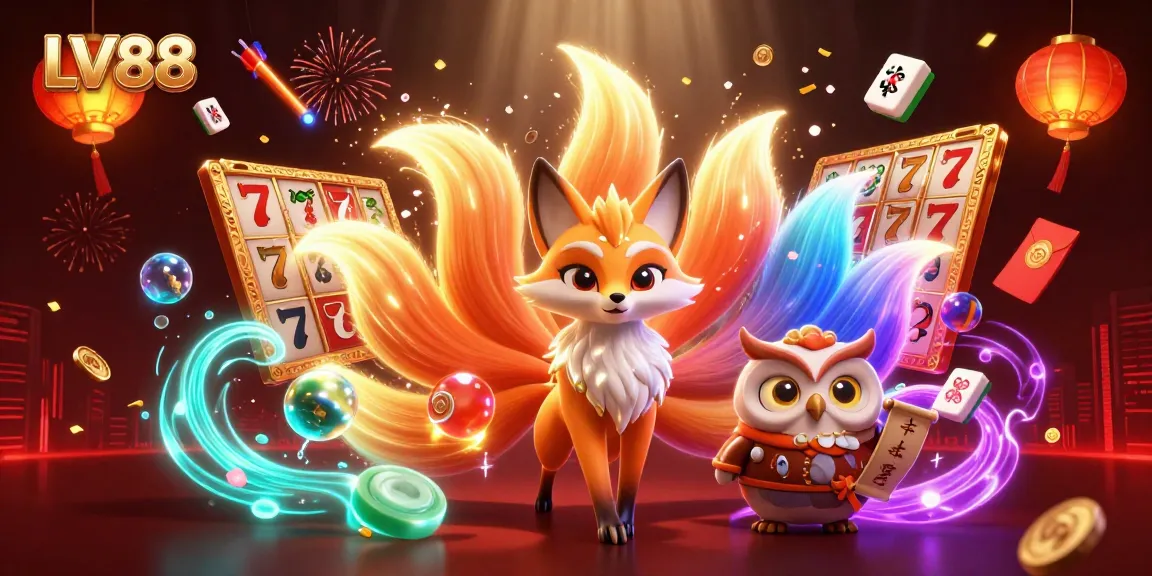 Experience exciting gameplay in LV88 with vibrant characters and dynamic casino elements.